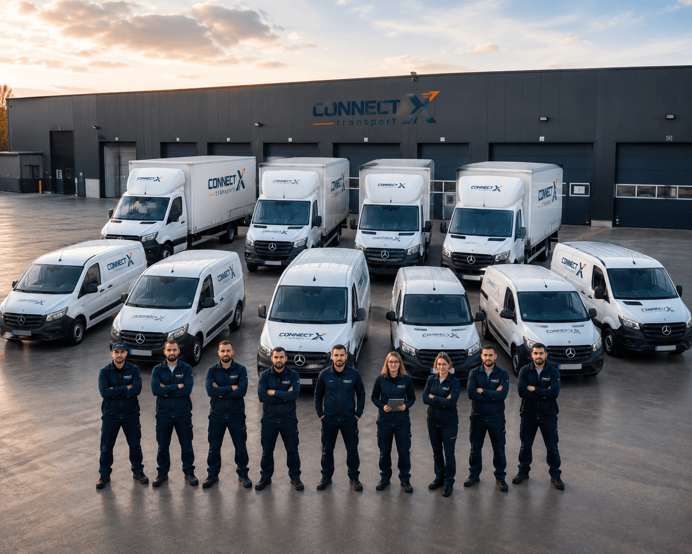 Connect X Transport Fahrzeugflotte